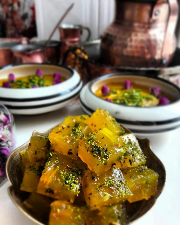 تصویر 1 از حلوا مسقطی اعلا مخصوص سوغات لار